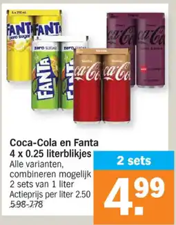 Albert Heijn CocaCola en Fanta aanbieding