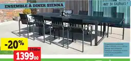 Dema Ensemble à diner sienna aanbieding