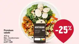 Delhaize Premium salade aanbieding
