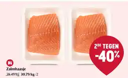 Delhaize Zalmhaasje aanbieding