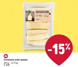Delhaize Extrazoete witte ananas aanbieding