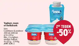 Delhaize Yoghurt, room of melkdrank aanbieding