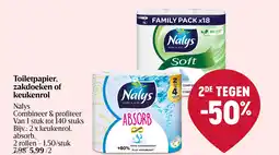 Delhaize Toiletpapier, zakdoeken of keukenrol aanbieding