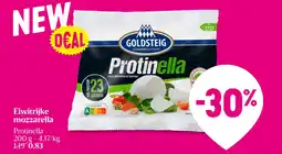 Delhaize Eiwitrijke mozzarella aanbieding