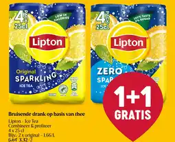 Delhaize Bruisende drank op basis van thee aanbieding