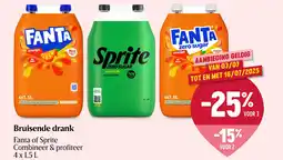 Delhaize Bruisende drank aanbieding