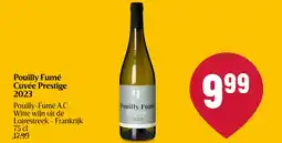 Delhaize Pouilly Fumé Cuvée Prestige 2023 aanbieding