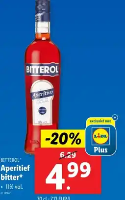 Lidl Aperitief bitter aanbieding