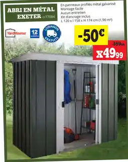 Dema Abri en métal exeter C/77084 aanbieding