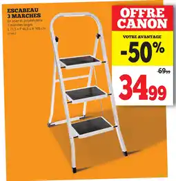 Dema Escabeau 3 marches aanbieding