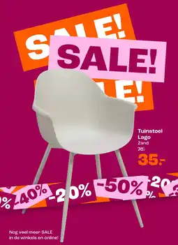 Kwantum Tuinstoel Lago aanbieding