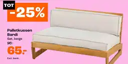 Kwantum Palletkussen Bardi aanbieding
