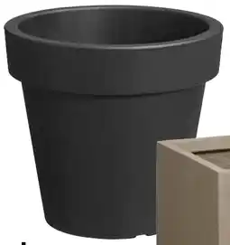 Kwantum Bloempot Flores Zwart, 040cm 7.50 5- aanbieding