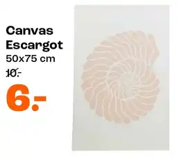 Kwantum Canvas Escargot aanbieding