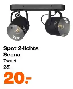 Kwantum Spot 2 lichts Secna aanbieding