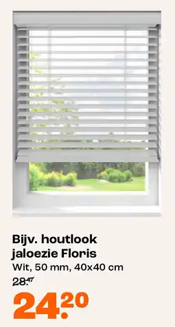 Kwantum Houtlook Jaloezie Floris aanbieding