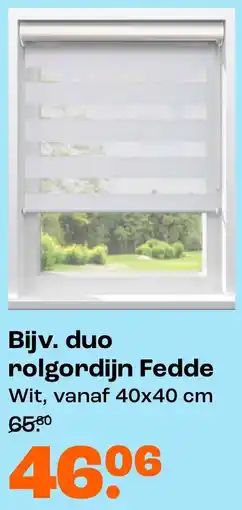 Kwantum Duo Rolgordijn Fedde aanbieding