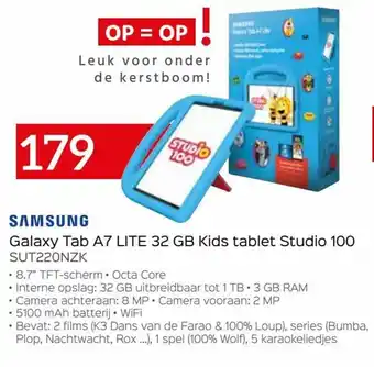 Selexion Samsung Galaxy Tab A7 Lite 32 GB Kids tablet Studio 100 aanbieding