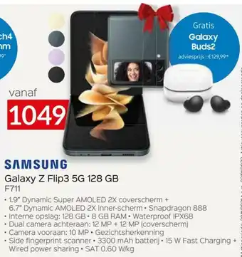 Selexion Samsung Galaxy Z Flip3 5G 128 GB F711 aanbieding