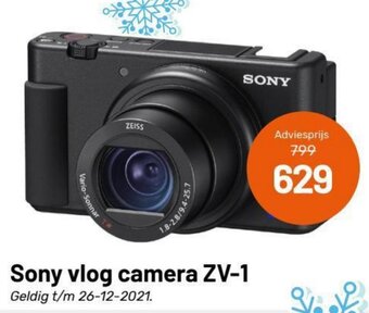 Kamera Express Sony vlog camera ZV-1 aanbieding