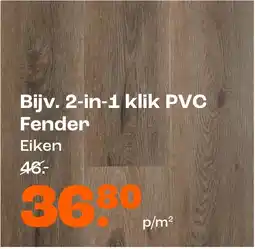 Kwantum 2 in 1 klik PVC Fender aanbieding