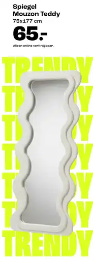 Kwantum Spiegel Mouzon Teddy aanbieding