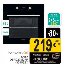 Cora Oven O6PD27M2FR aanbieding