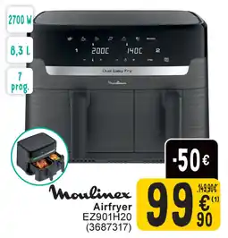 Cora Moulinex Airfryer EZ901H20 aanbieding