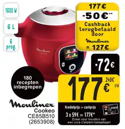 Cora Moulinex Cookeo CE85B510 aanbieding