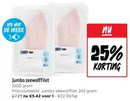 Jumbo Jumbo zeewolffilet aanbieding
