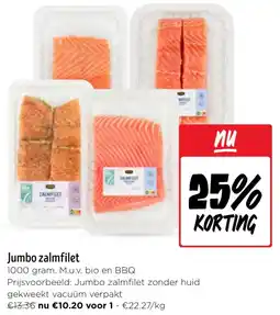 Jumbo Jumbo zalmfilet aanbieding