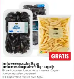 Jumbo Jumbo verse mosselen en Jumbo mosselen goudmerk dagprijs aanbieding