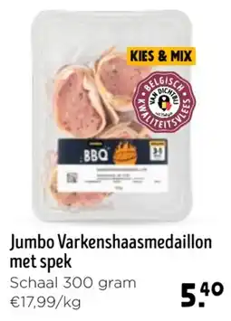 Jumbo Jumbo Varkenshaasmedaillon met spek aanbieding