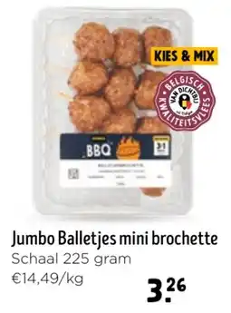 Jumbo Jumbo Balletjes mini brochette aanbieding