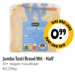 Jumbo Jumbo Tosti Brood Wit Half aanbieding