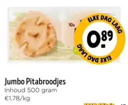 Jumbo Jumbo Pitabroodjes aanbieding