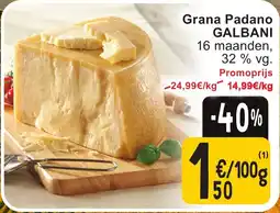 Cora Grana Padano Galbani aanbieding
