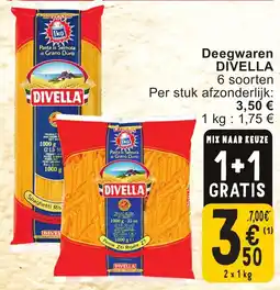 Cora Deegwaren Divella aanbieding