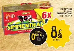 Cora Rundvlees in gelei simmenthal aanbieding