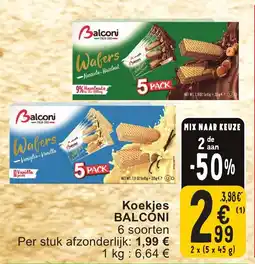 Cora Koekjes balconi aanbieding