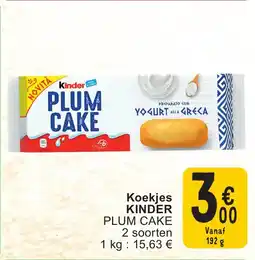 Cora Koekjes kinder plum cake aanbieding