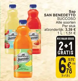 Cora Sap san benedetto succoso aanbieding