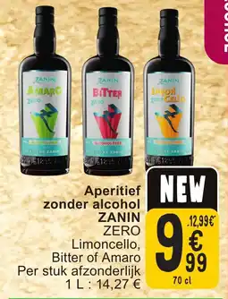 Cora Aperitief zonder alcohol zanin aanbieding