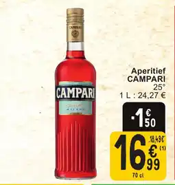 Cora Aperitief campari 25° aanbieding