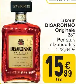 Cora Likeur disaronno aanbieding