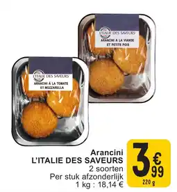 Cora Arancini l'italie des saveurs aanbieding