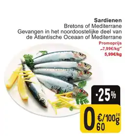 Cora Sardienen aanbieding