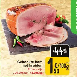 Cora Gekookte ham met kruiden aanbieding