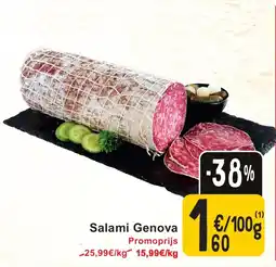 Cora Salami Genova aanbieding
