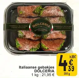 Cora Italiaanse gebakjes dolceria aanbieding